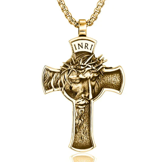 Jesus Cross Pendant Necklace